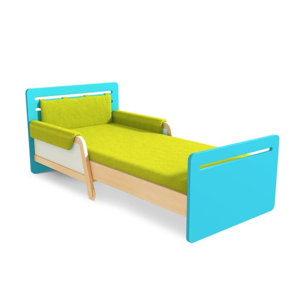 Modrá nastavitelná postel Timoore Simple