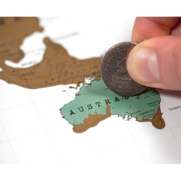 Stírací mapa světa Luckies of London-image-2