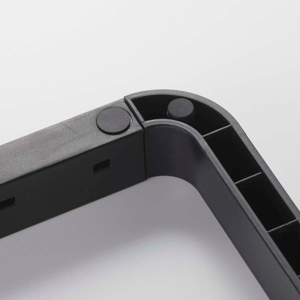 Černý nastavitelný stojánek na pokličky a pánve YAMAZAKI Tower-image-4