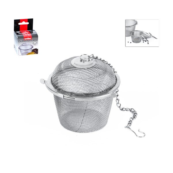 Nerezové závěsné sítko na koření Orion, ø 6 cm-image-1