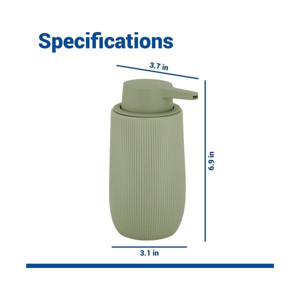 Zelený plastový dávkovač mýdla 400 ml Fablo – Wenko-image-4
