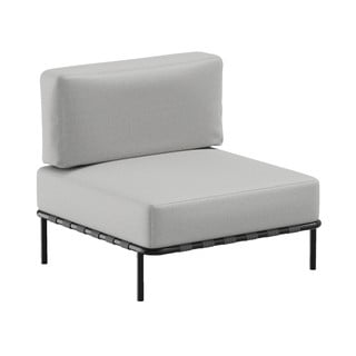 Světle šedý modul zahradní pohovky (středový díl) Salve – Sit Sit