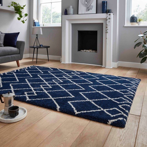 Tmavě modrý koberec 120x170 cm Royal Nomadic – Think Rugs-image-2