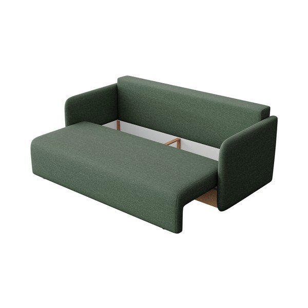 Zelená rozkládací pohovka 220 cm Chaum – Rodier-image-3