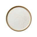 Krémový kameninový mělký talíř Bitz Basics Cream, ⌀ 21 cm