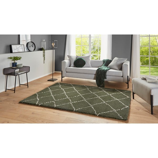 Zelený koberec Mint Rugs Hash, 120 x 170 cm-image-2