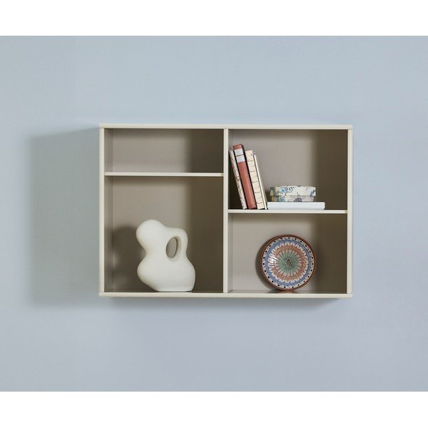 Béžová závěsná knihovna 89x61 cm Mistral – Hammel Furniture-image-1