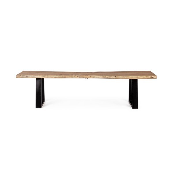 Dřevěná lavice v přírodní barvě Artur – Bizzotto