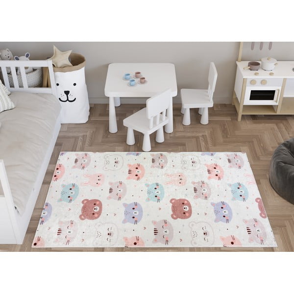 Slonovinový pratelný dětský koberec 160x230 cm Cute Animals – Vitaus-image-1