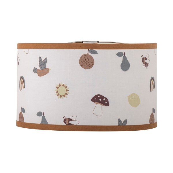 Bílé/hnědé dětské stínidlo s textilním stínidlem ø 34 cm Agnes – Bloomingville Mini-image-2