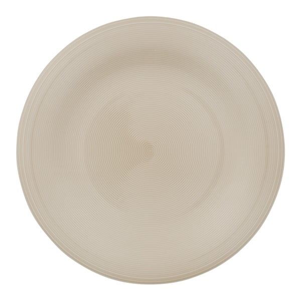 Bílo-béžový porcelánový talíř Villeroy & Boch Like Color Loop, ø 28,5 cm