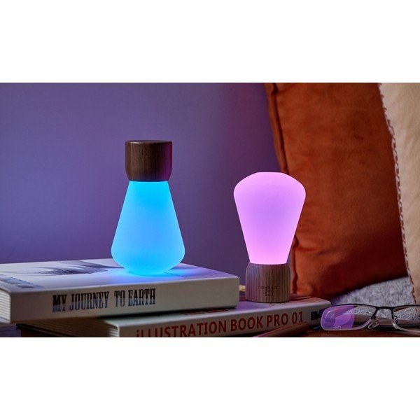 Stmívatelná stolní lampa v přírodní barvě (výška 13 cm) Pentagon – Gingko-image-4