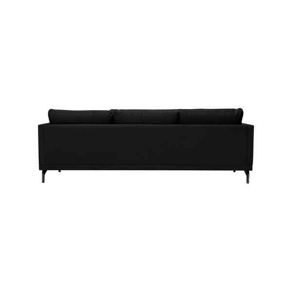 Černá pohovka s podnožím v černé barvě Windsor & Co Sofas Jupiter-image-3