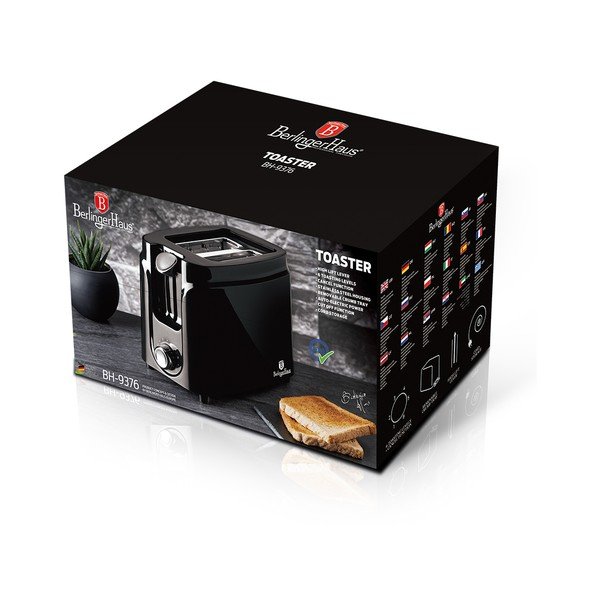 Černý topinkovač Black Silver Collection - BerlingerHaus-image-2