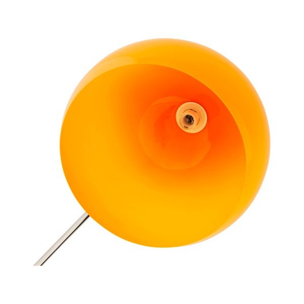 Stojací lampa s oranžovým stínítkem a mramorovou základnou Kokoon Loft-image-2
