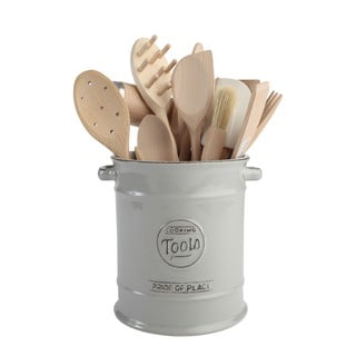 Šedá keramická dóza na kuchyňské náčiní T&G Woodware Pride of Place