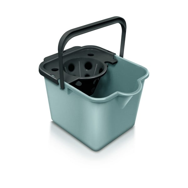 Šedý plastový kbelík na mop 12 l - Addis