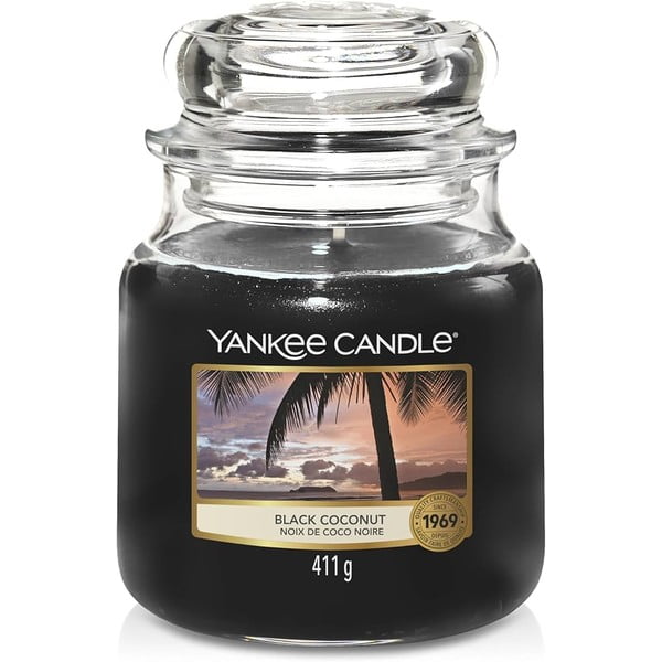 Vonná svíčka doba hoření 65 h Black Coconut – Yankee Candle