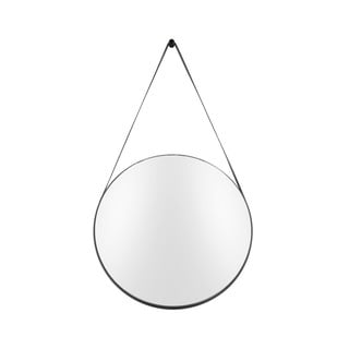 Nástěnné zrcadlo s rámem v černé barvě PT LIVING Balanced, ø 47 cm