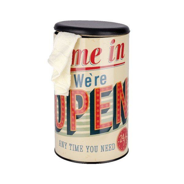 Retro koš na špinavé prádlo Wenko Open-image-1