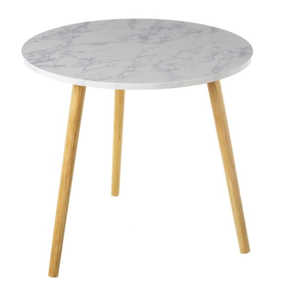 Odkládací stolek Unimasa Marble, ⌀ 40 cm