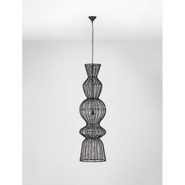 Matně černé provazové závěsné svítidlo ø 38 cm Breena – Nova Luce-image-2