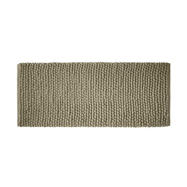 Zelená koupelnová předložka 50x120 cm Aspen Bobble – Bianca
