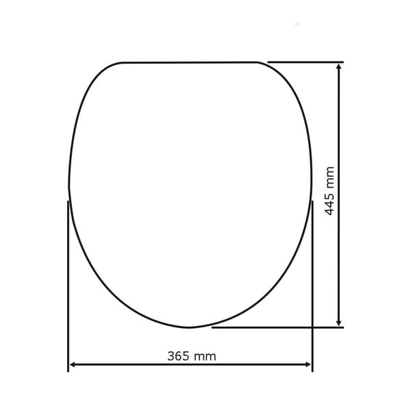 WC sedátko se snadným zavíráním Wenko Sabbia, 44,5 x 37,5 cm-image-2