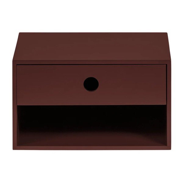 Vínový noční stolek z MDF Nancy – WOOOD-image-2