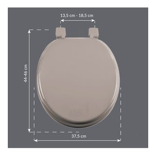 Záchodové prkénko 37 x 47 Vitamine – douceur d'intérieur