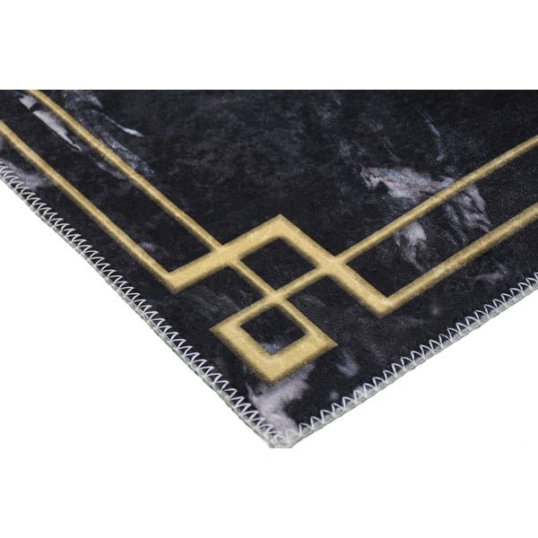 Tmavě šedý pratelný koberec 180x120 cm - Vitaus-image-2