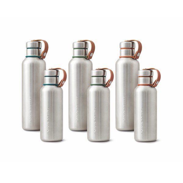 Olivově zelená 2stěnná termolahev z nerezové oceli Black + Blum Insulated Vacuum Bottle, 500 ml-image-2