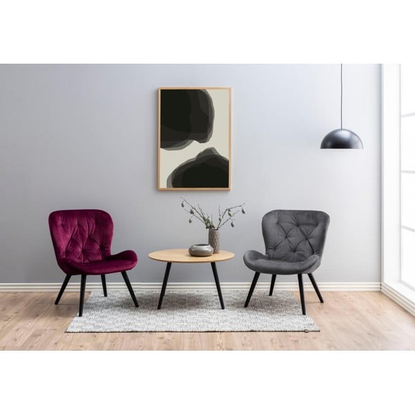 Konferenční stolek s dýhou z jasanu Actona Stafford, ⌀ 80 cm-image-3