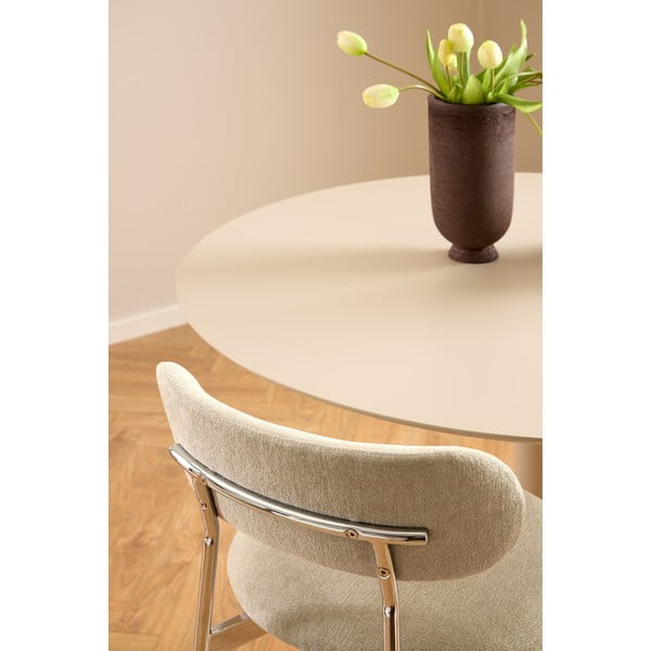 Krémová jídelní židle Lyric – Actona-image-3