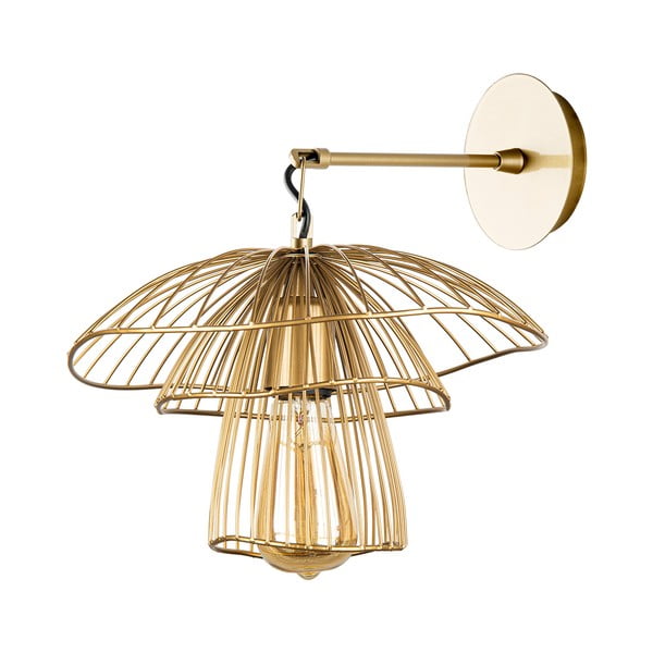 Nástěnné svítidlo ve zlaté barvě Squid Lighting Root, výška 36 cm-image-3
