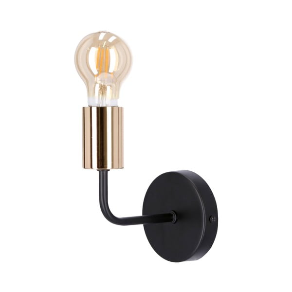 Nástěnné svítidlo v černo-měděné barvě Spill – Candellux Lighting