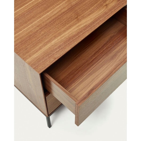 Noční stolek v dekoru ořechu v přírodní barvě Vedrana – Kave Home-image-4