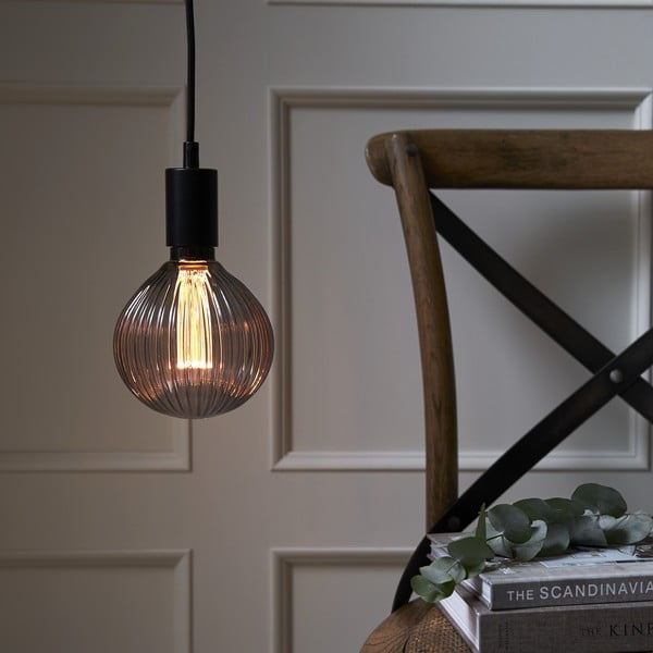 Teplá LED dekorativní žárovka E27, 1 W NGC Stripe – Star Trading-image-1