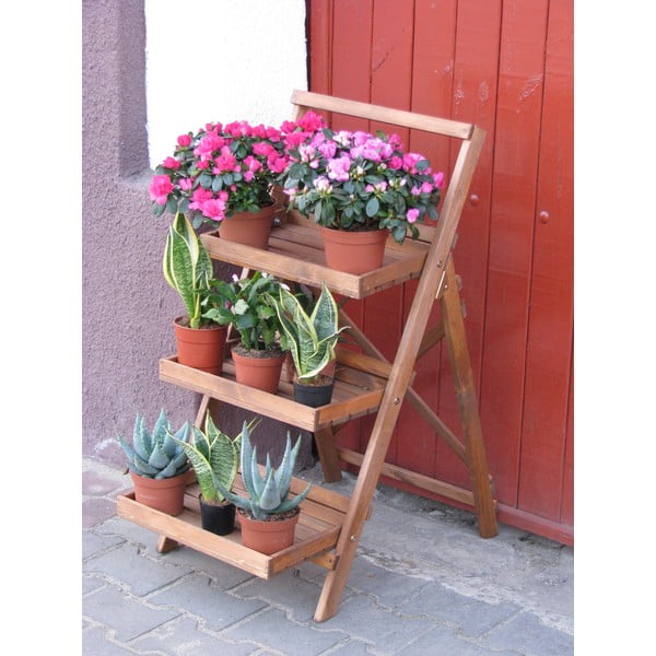 Dřevěný stojan na květiny - Rojaplast-image-1