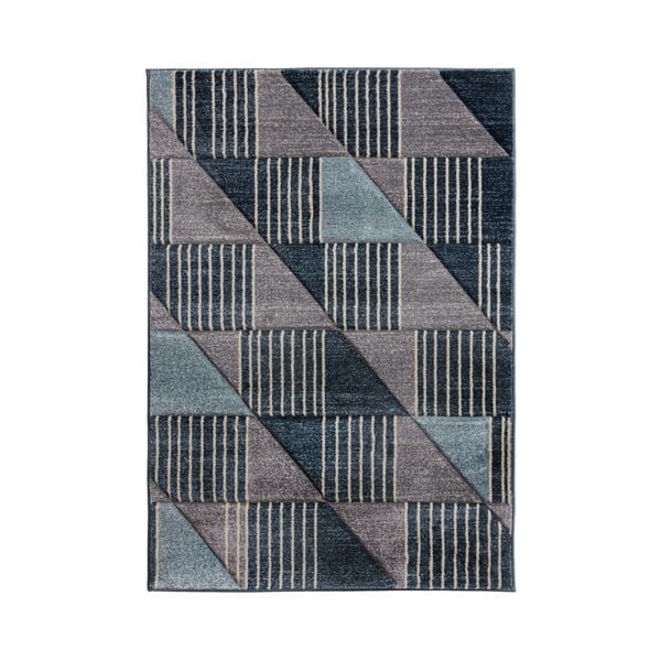 Šedo-modrý koberec Flair Rugs Velocity, 160 x 230 cm