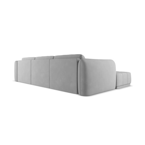 Světle šedá rohová pohovka (levý roh) Hoku – Makamii-image-4