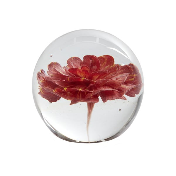 Skleněné těžítko (výška 8 cm) Flower – Light & Living