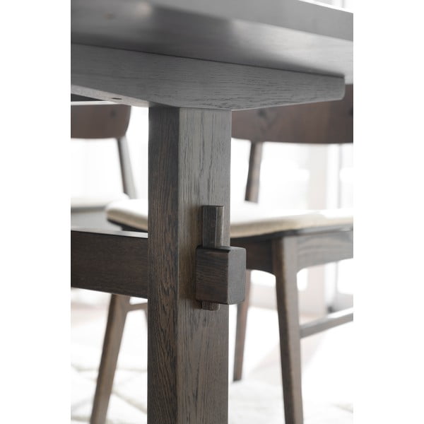 Rozkládací jídelní stůl s deskou v dubovém dekoru 240x95 cm Westville - Rowico-image-4