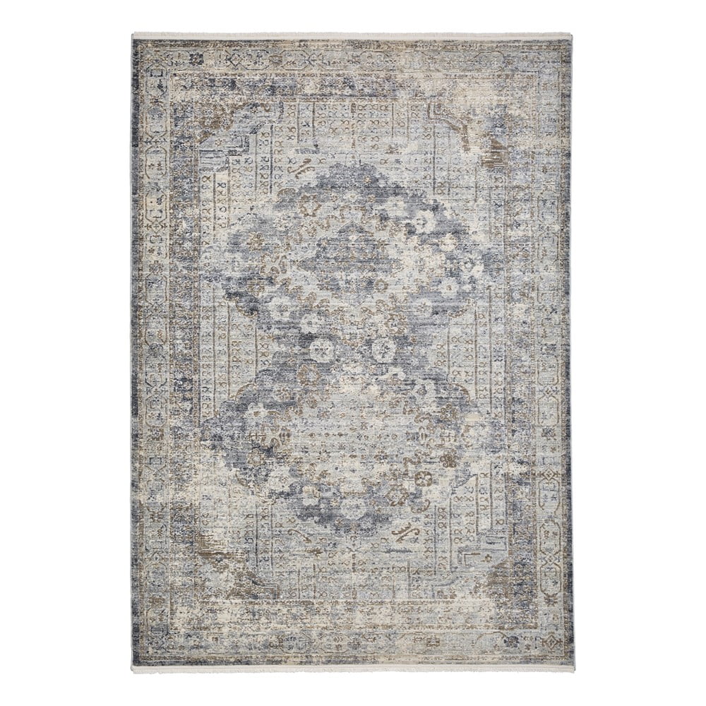 Šedý koberec Think Rugs Athena Grey, 120 x 170 cm
