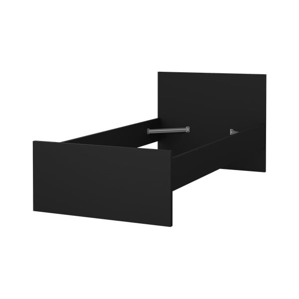 Černá jednolůžková postel 90x190 cm Naia – Tvilum-image-3