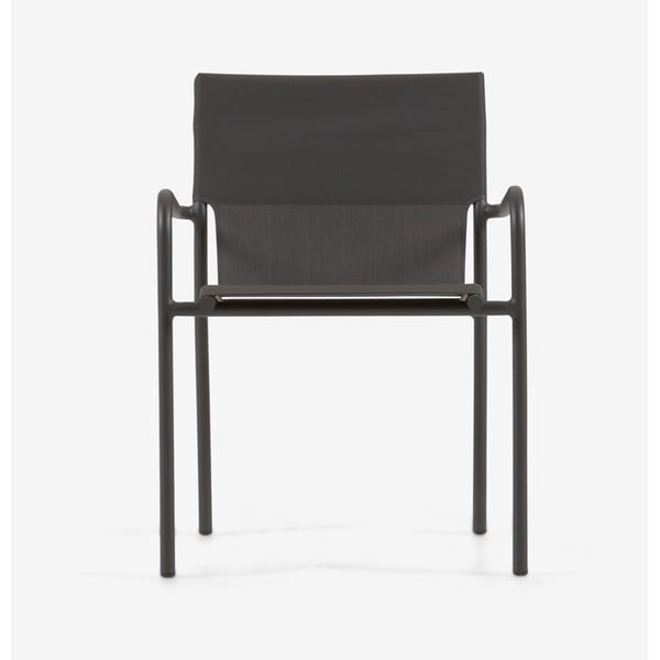 Černá hliníková zahradní židle Kave Home Zaltana-image-1