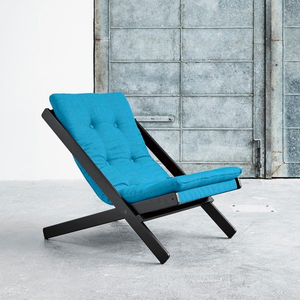 Skládací křeslo Karup Boogie Black/Horizon Blue