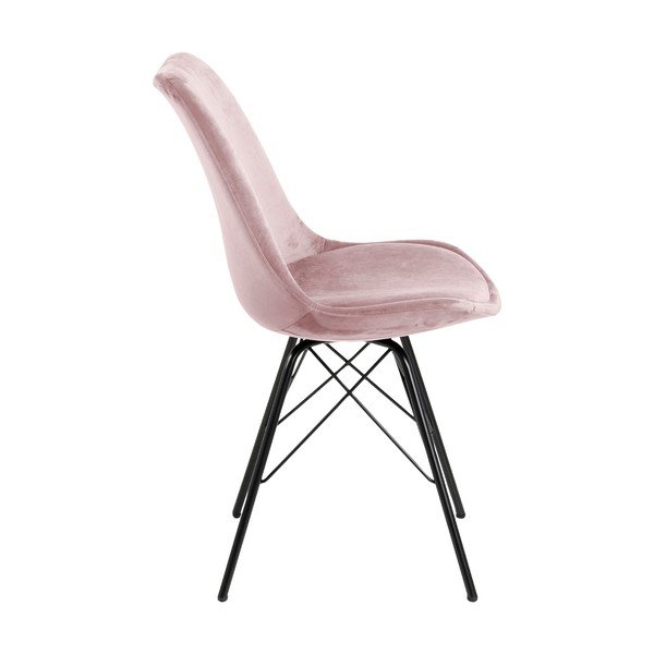 Černo-růžová jídelní židle Eris – Actona-image-4