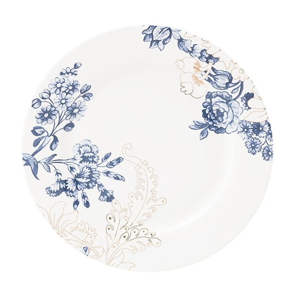 Porcelánový talíř s modro-zlatými vzory Creative Tops, Ø 26 cm