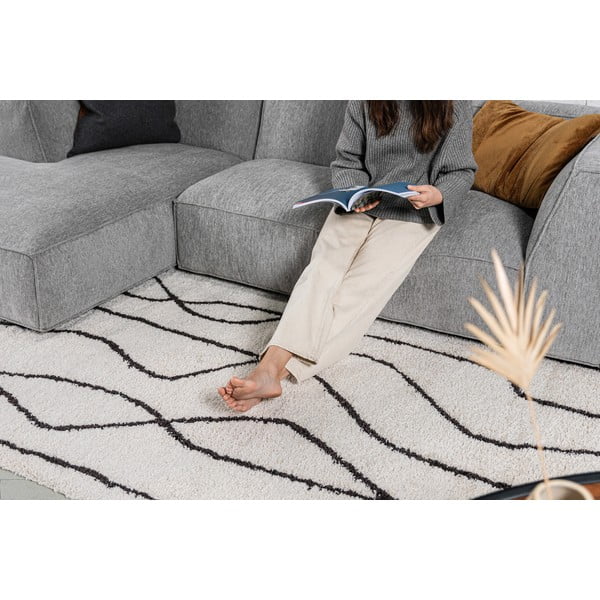 Bílý/černý koberec 160x230 cm Routa – Universal-image-3